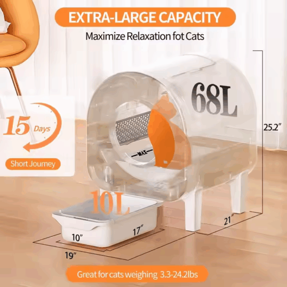 P1#Self-cleaning Cat Litter Box - Image 2