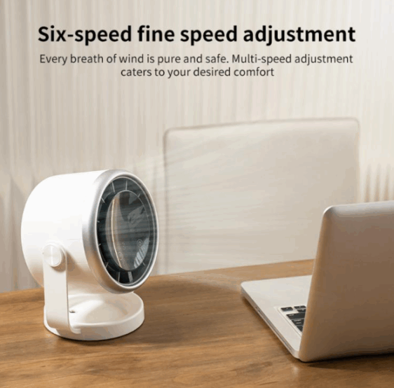 F2#Timed Desktop Circulation Fan - Image 3