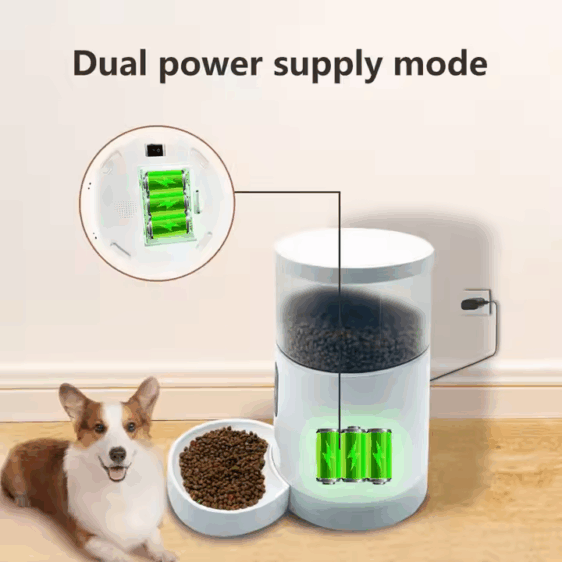 P2#Wifi 4L Smart Cat and Dog Dispensing Feeder - Image 6