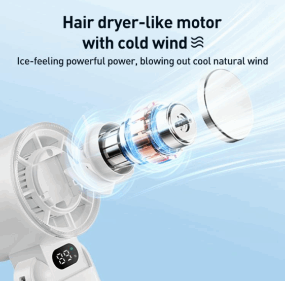 F1# Folding cooling handheld fan - Image 3